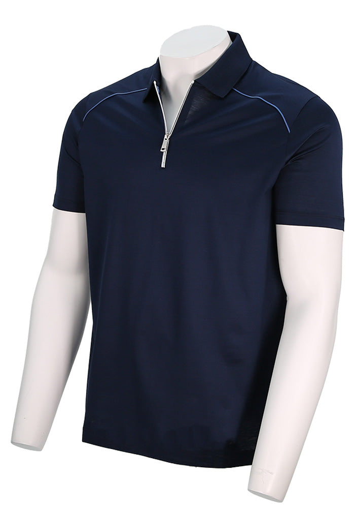 Polo con cremallera de manga corta Paul & Shark