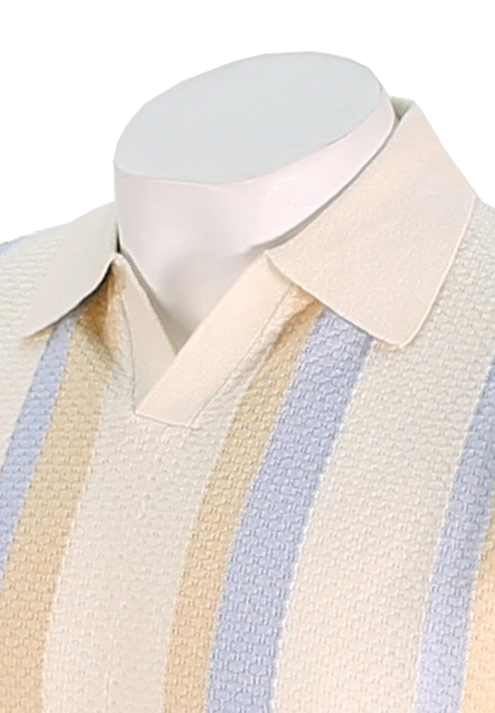 Polo texturizado de manga corta Stenstroms