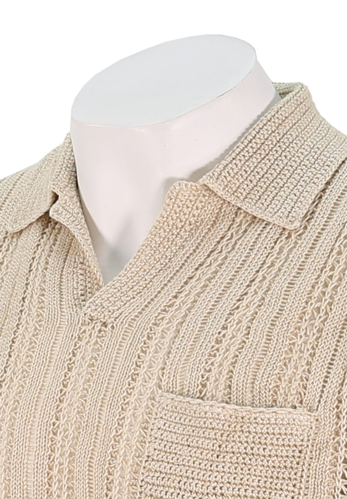 Polo tipo suéter de lino John Varvatos