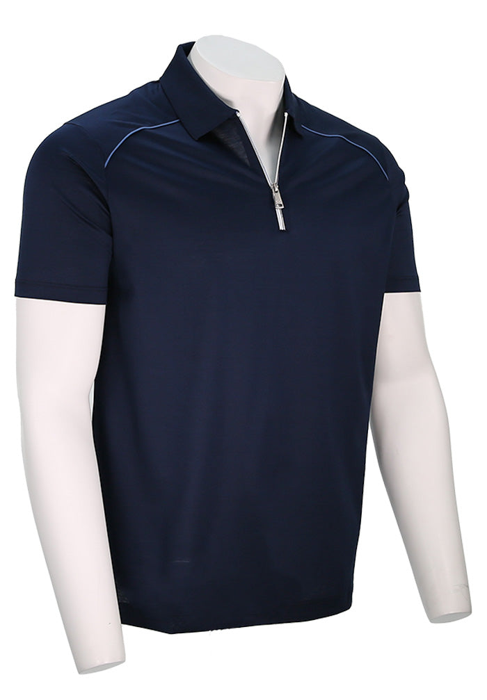 Polo con cremallera de manga corta Paul &amp; Shark